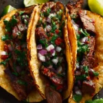 Grilled Beef Mexican Street Tacos First Image