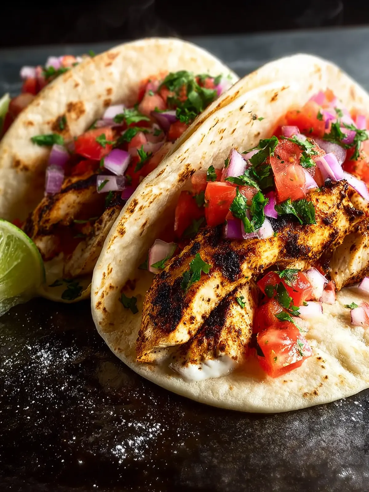 Grilled Chicken Street Tacos First Image