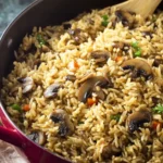 Mushroom Rice Pilaf First Image