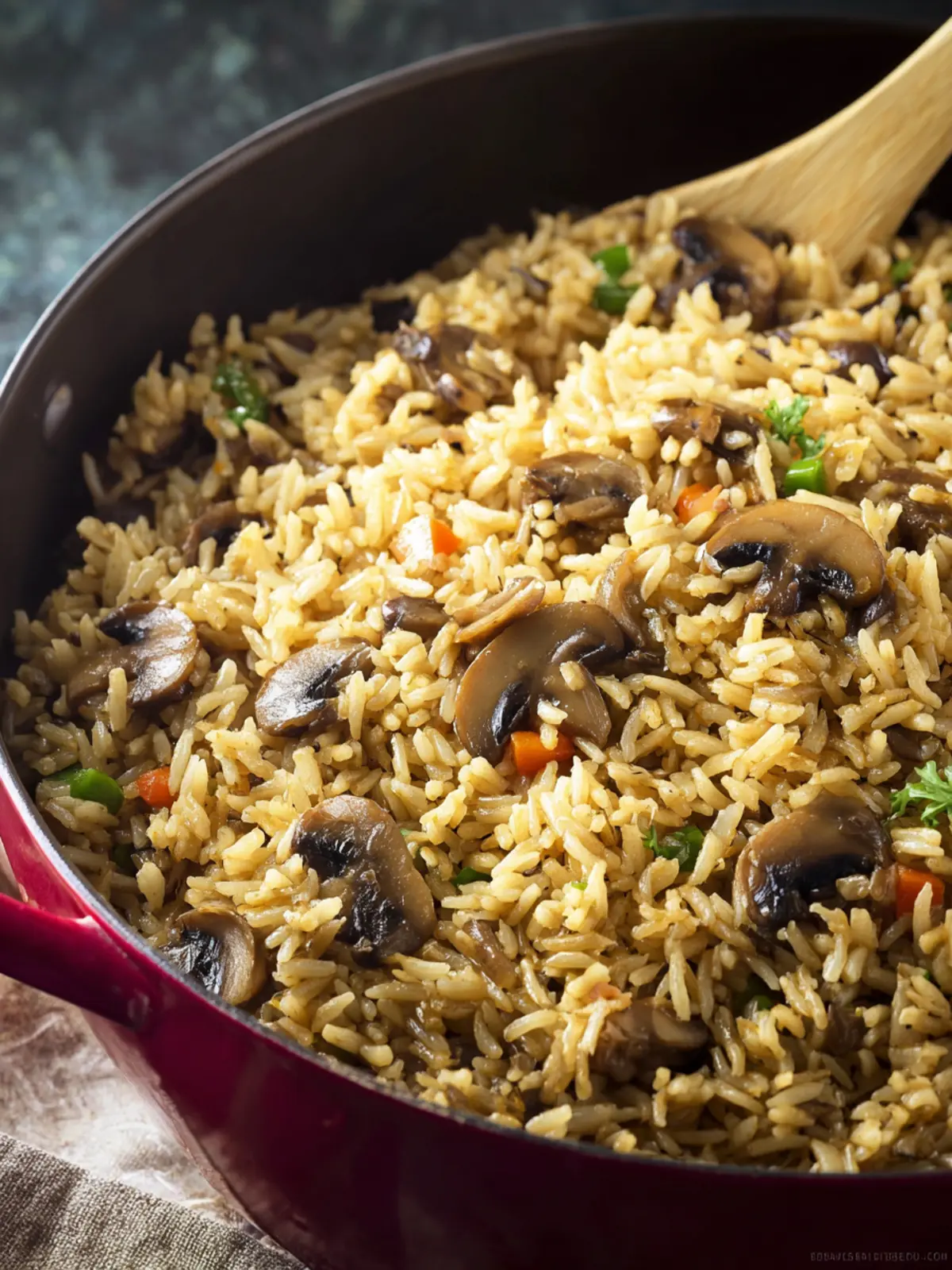 Mushroom Rice Pilaf First Image