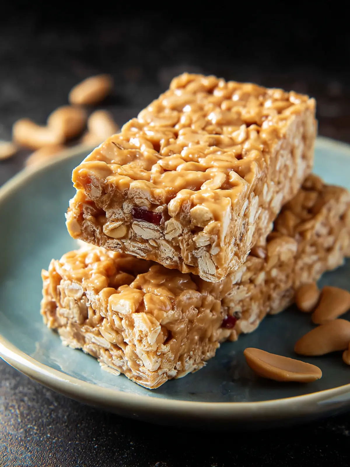 Peanut Butter Granola Bars – 3 Ingredient! First Image