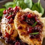 Irresistible Baked Cranberry Chicken Recipe for Families First Image