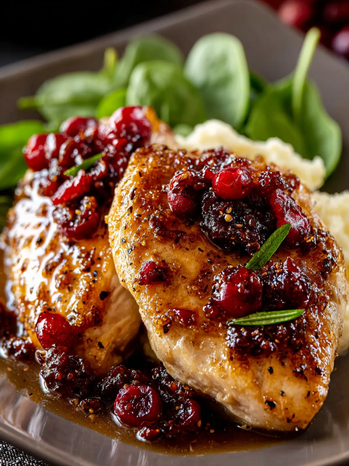Irresistible Baked Cranberry Chicken Recipe for Families First Image