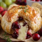 Baked Cranberry and Brie Puff Pastry First Image