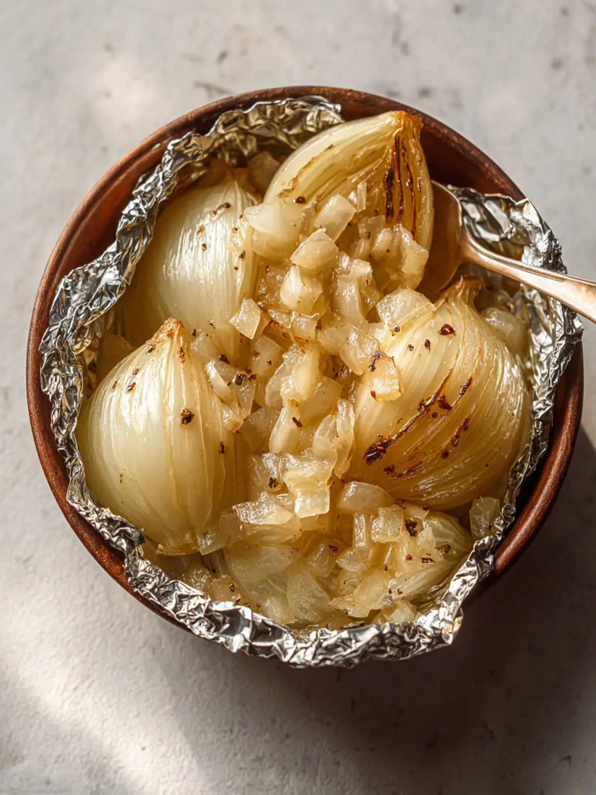 Easy Grilled Onions in Foil First Image