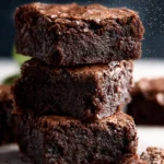 Fudgy Brownies Recipe (one bowl) First Image