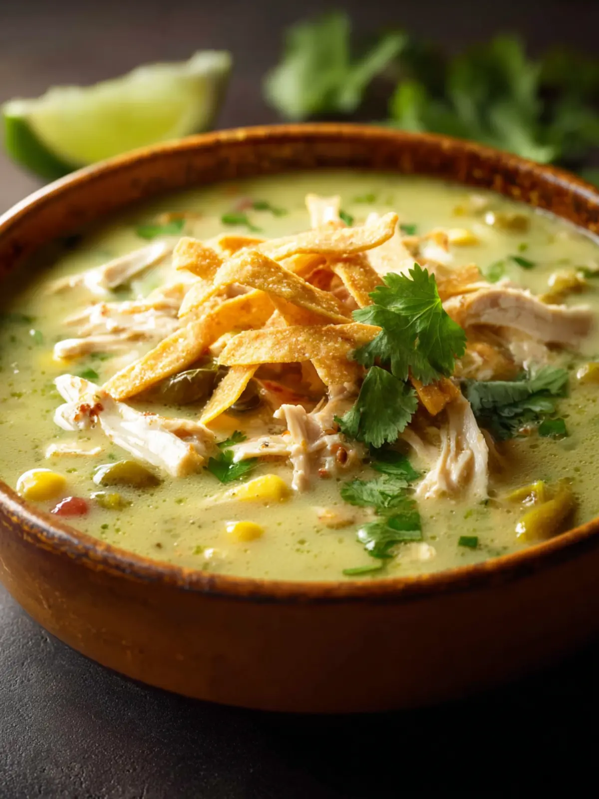Green Chicken Enchilada Soup First Image