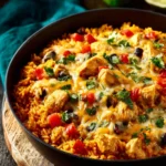 One Pot Cheesy Chicken & Enchilada Rice First Image