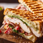 Prosciutto-Wrapped Turkey Swiss Panini First Image