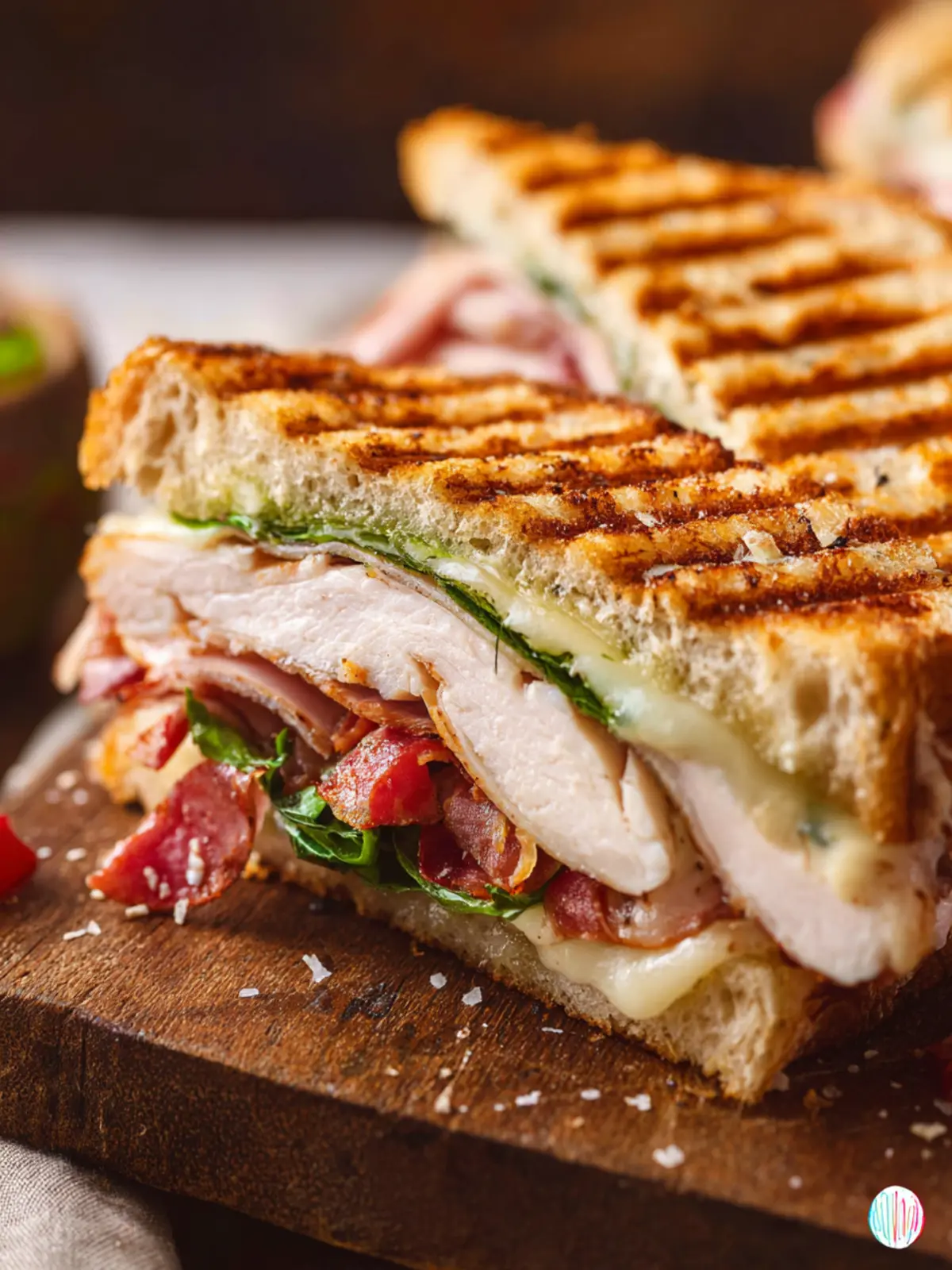 Prosciutto-Wrapped Turkey Swiss Panini First Image