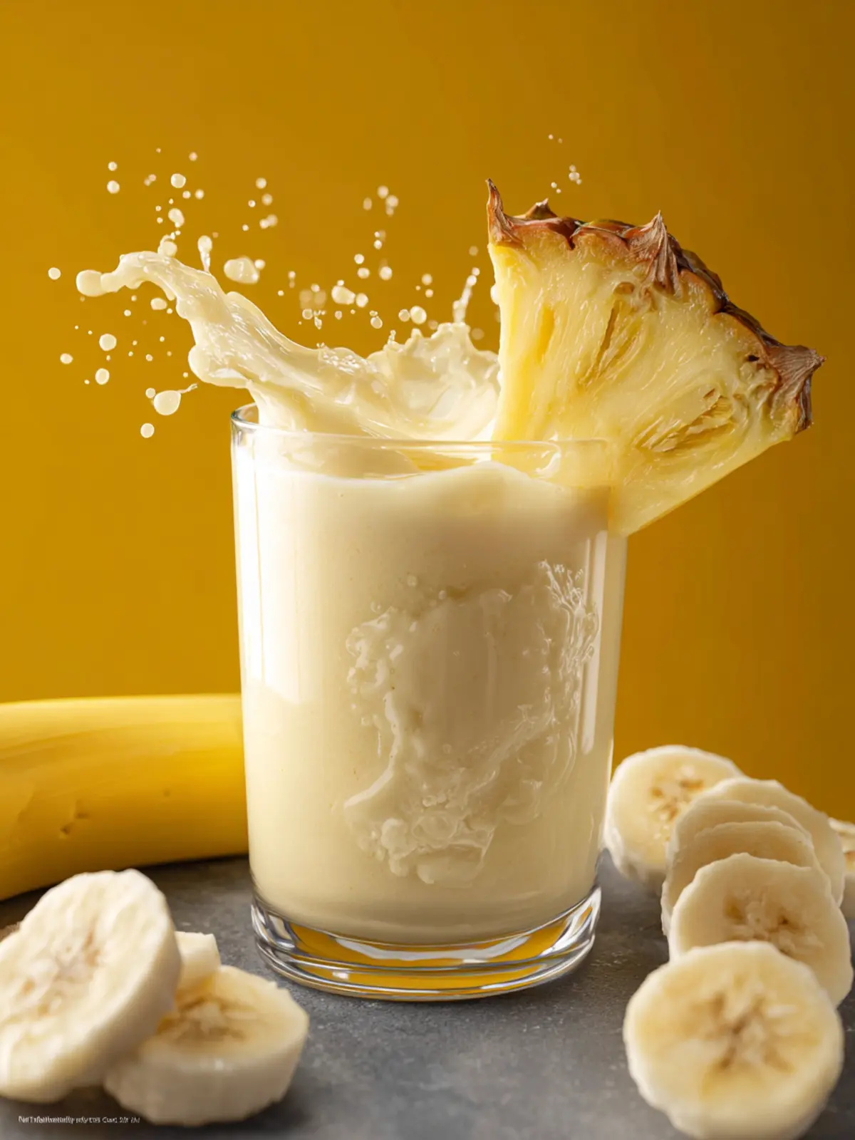 Easy Pineapple Banana Smoothie Recipe First Image
