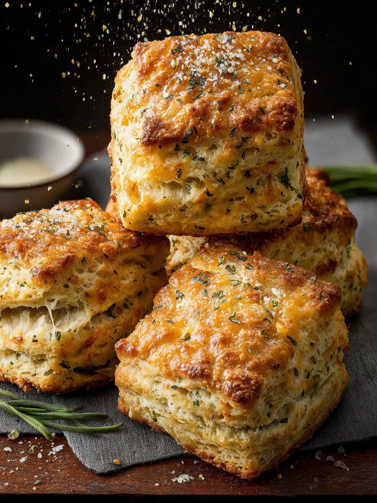 Cheesy Chive Biscuits First Image