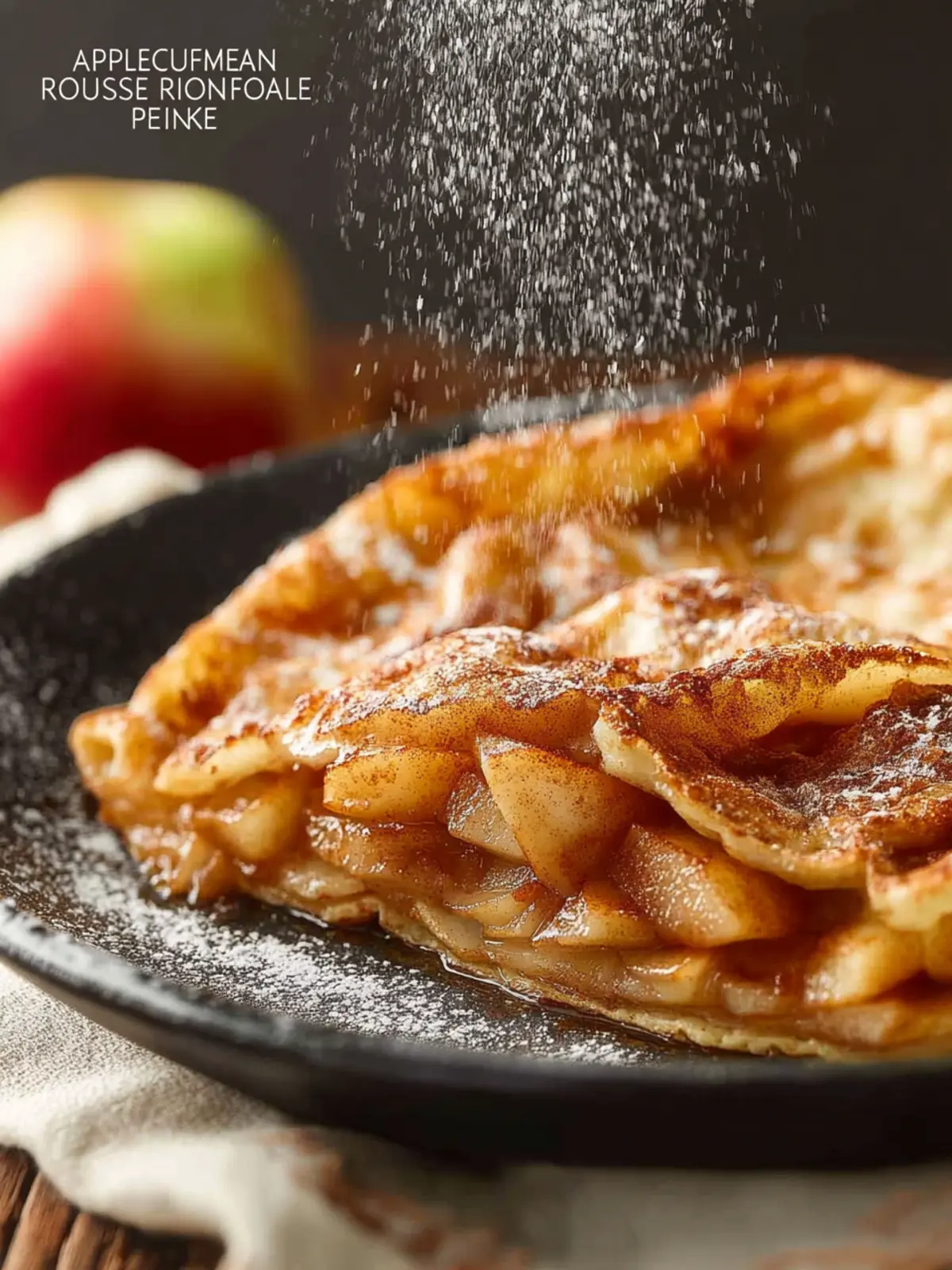 Apple Cinnamon Puffed Pancake First Image