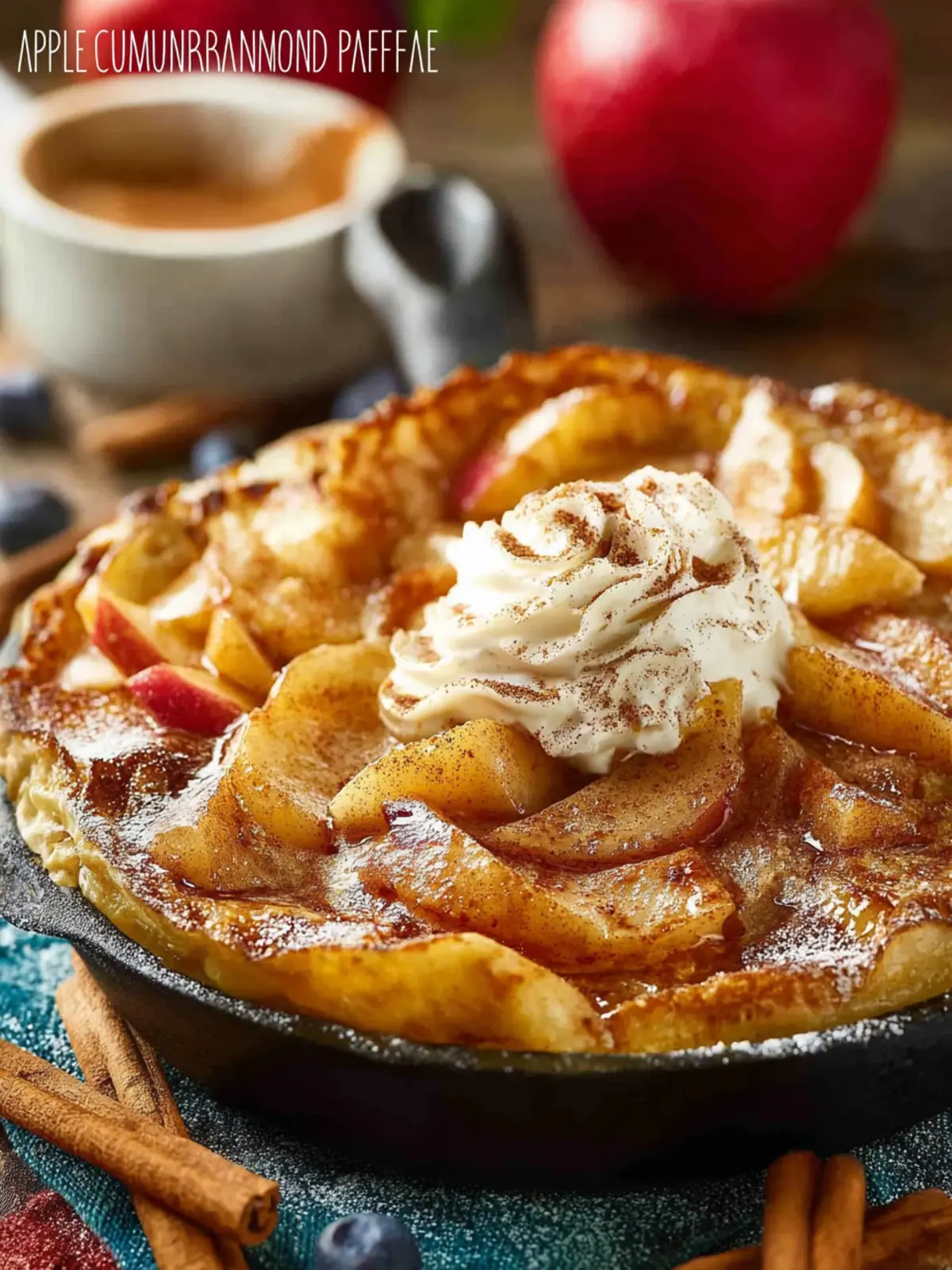 Apple Cinnamon Puffed Pancake: Irresistibly Fluffy Delight 8 Apple Cinnamon Puffed Pancake Fourth Image onw89o