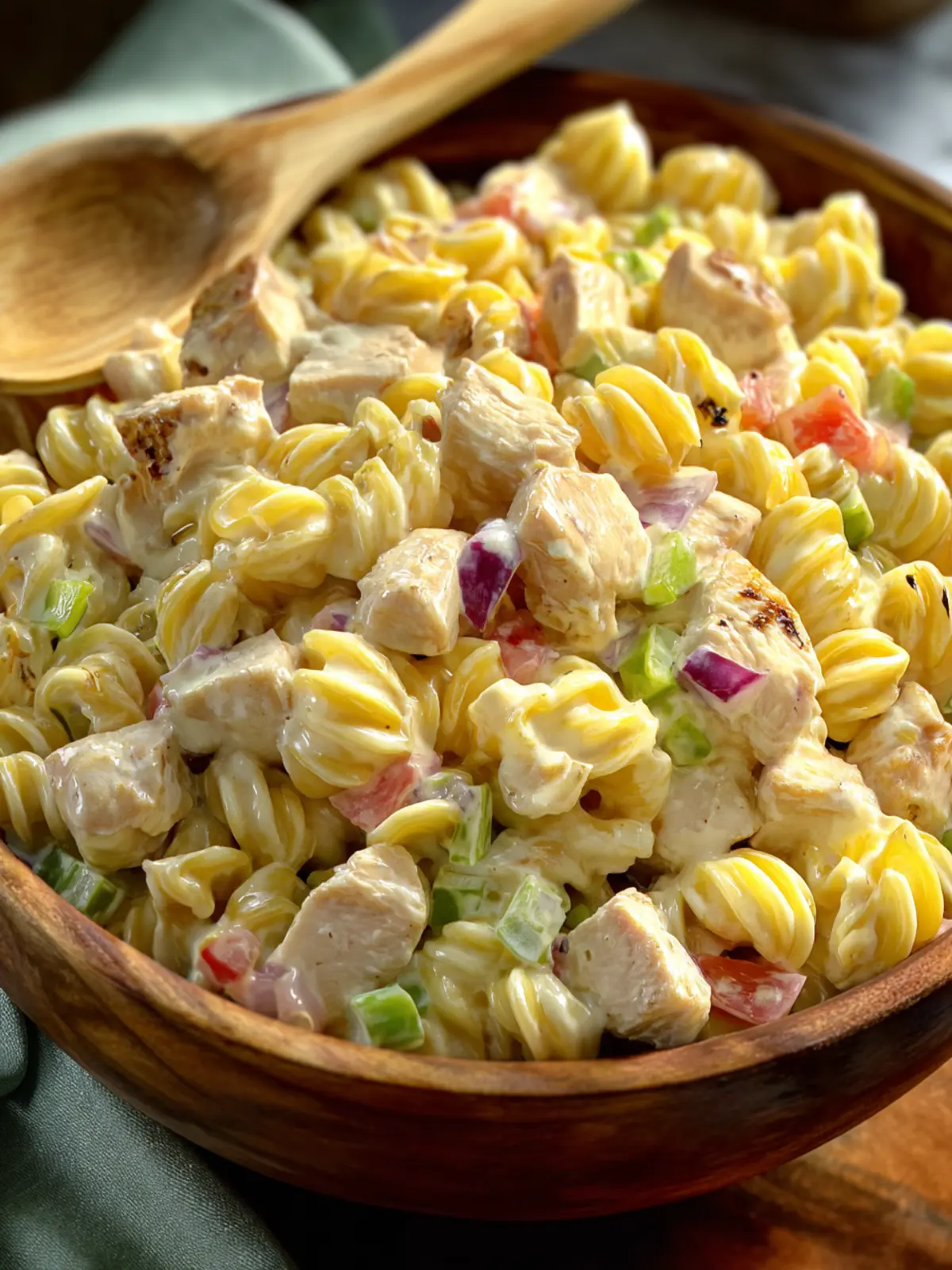 Chicken Macaroni Salad: The Best Creamy Comfort Dish Ever 6 Chicken Macaroni Salad Second Image jolrn9