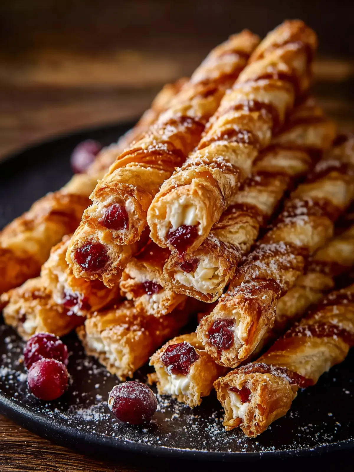 Cranberry Orange Cream Cheese Pastry Straws An Incredible Ultimate Recipe to Try Fourth Image krljwo