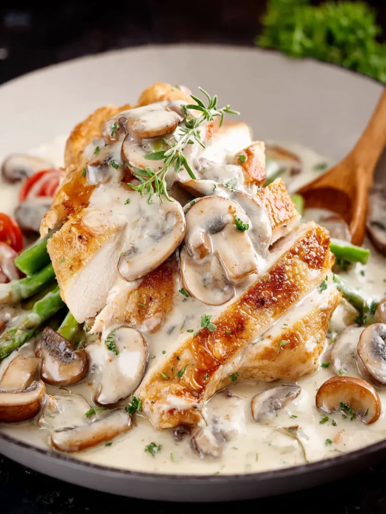 Easy Chicken with Mushroom Sauce First Image