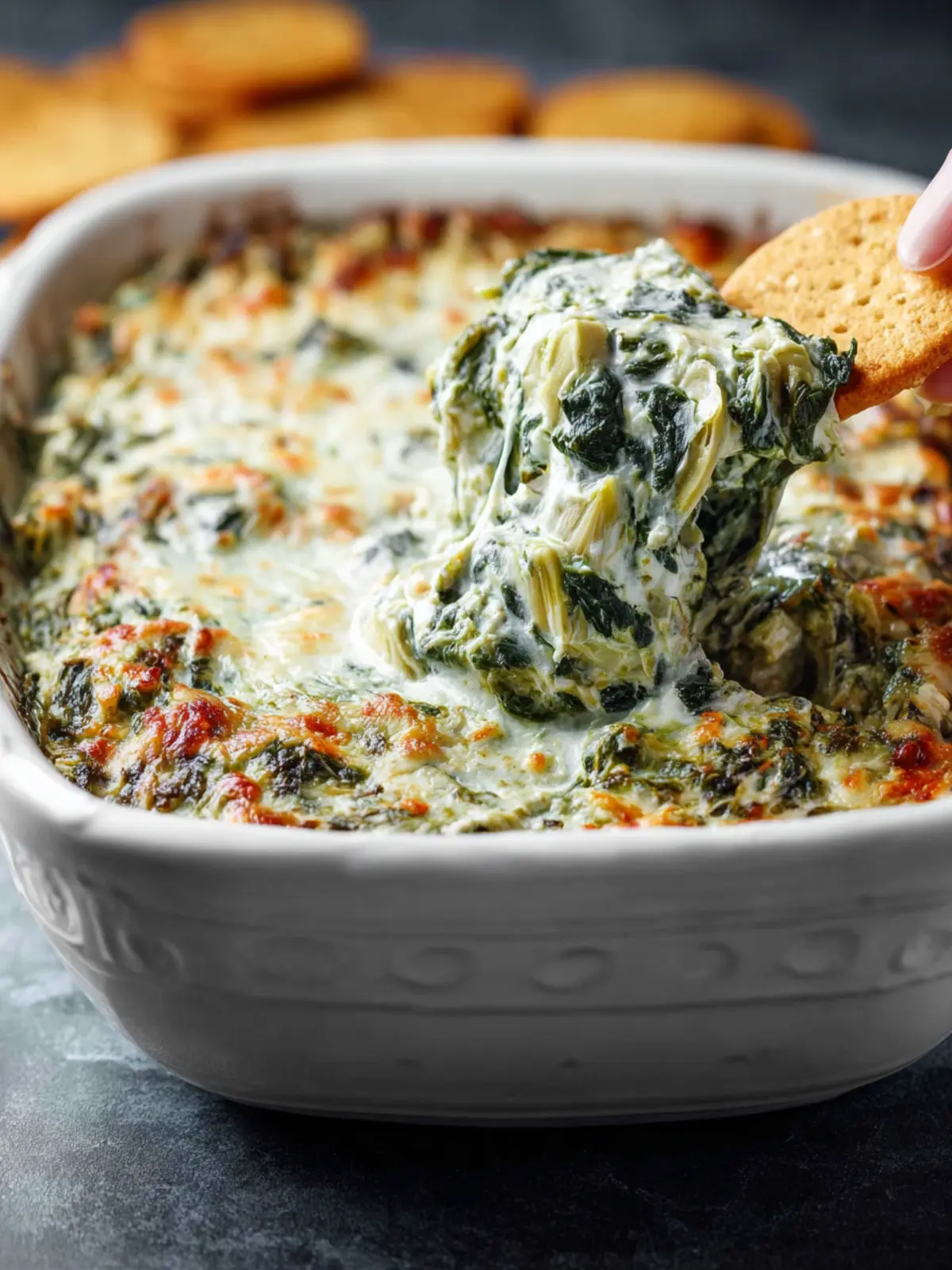 Easy Healthy Spinach Artichoke Dip: Creamy Greek Yogurt Twist 8 Easy Healthy Spinach Artichoke Dip With Greek Yogurt Fourth Image nnkcty