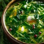 Green Borscht (Ukrainian Sorrel Soup) First Image