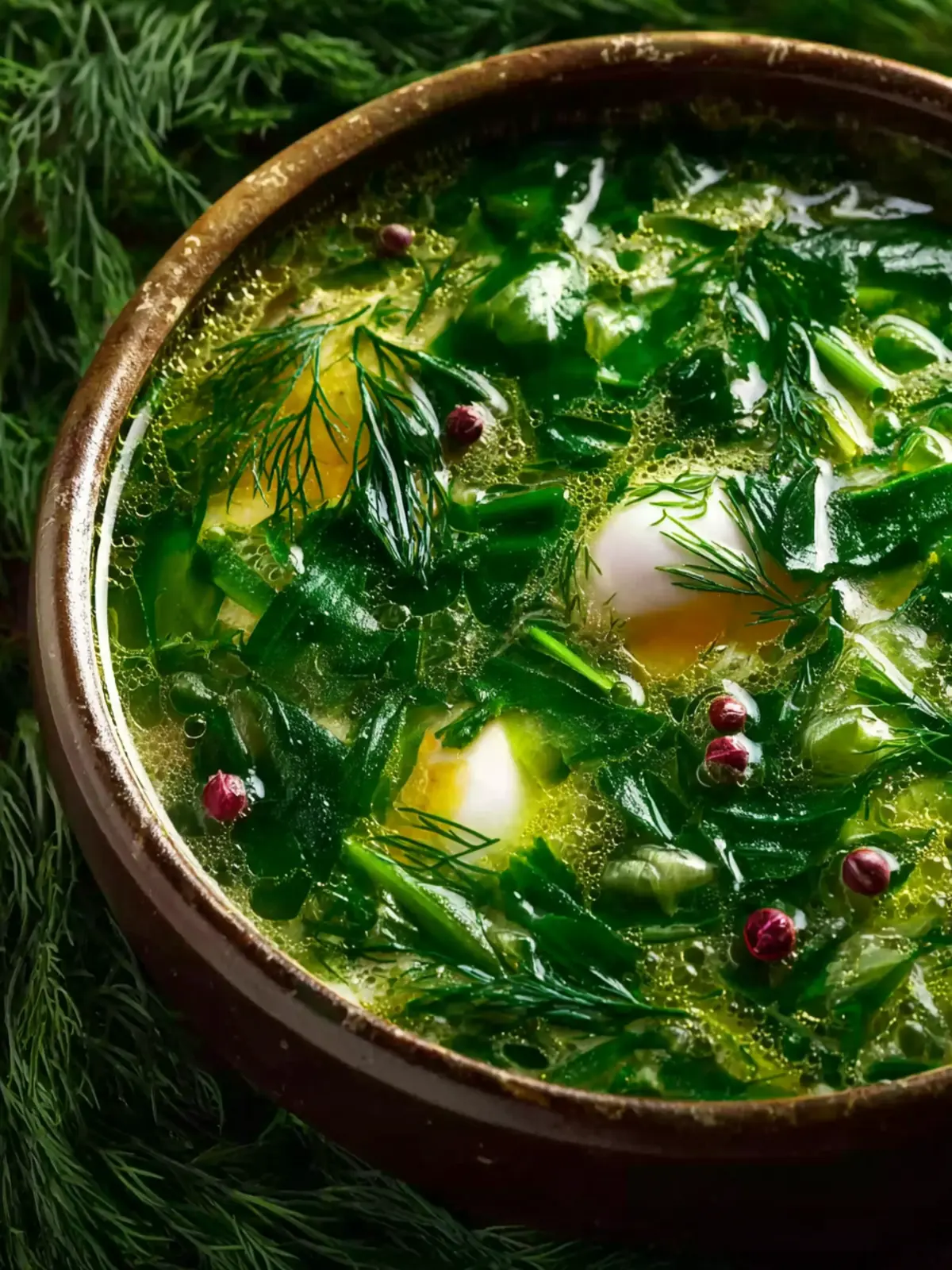 Green Borscht (Ukrainian Sorrel Soup) First Image