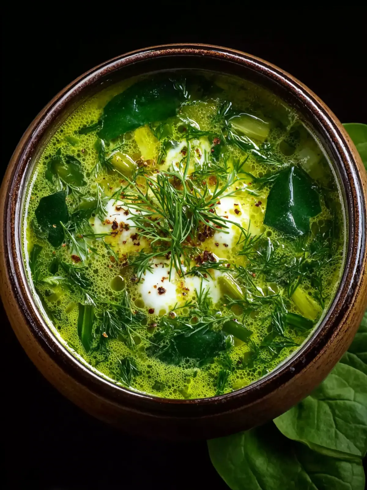 Green Borscht Ukrainian Sorrel Soup Third Image ec4lrr