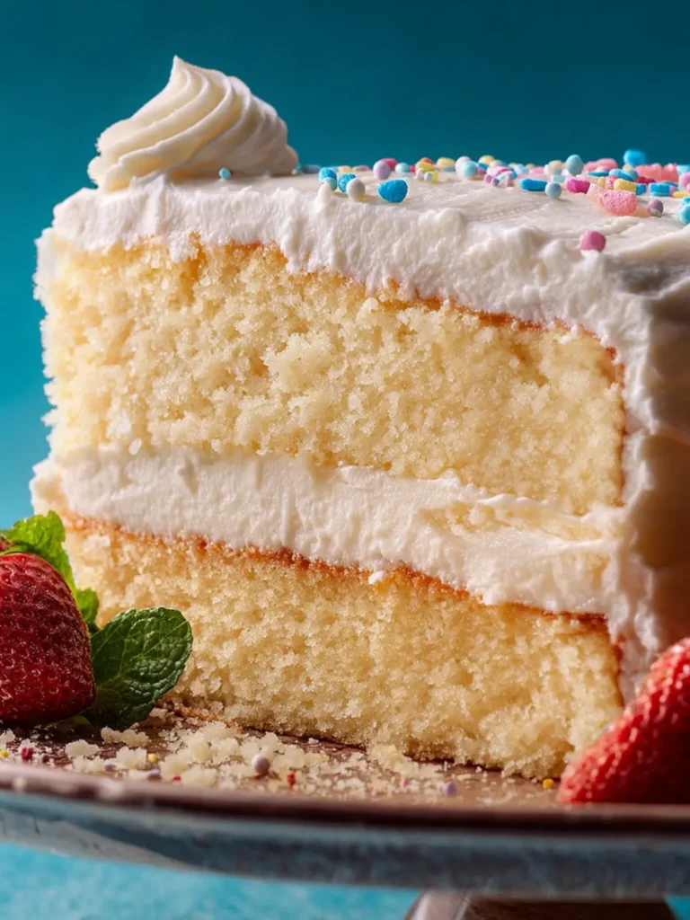 Moist White Cake Recipe First Image