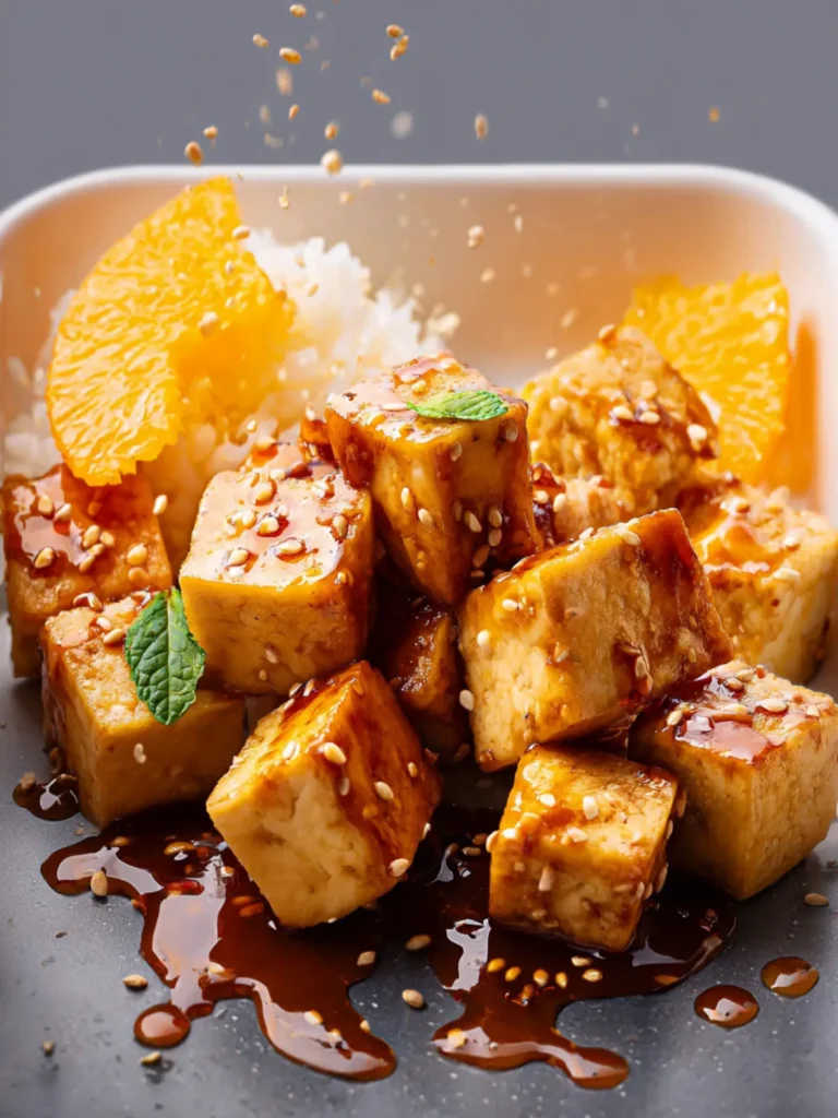 Orange Tofu Recipe First Image