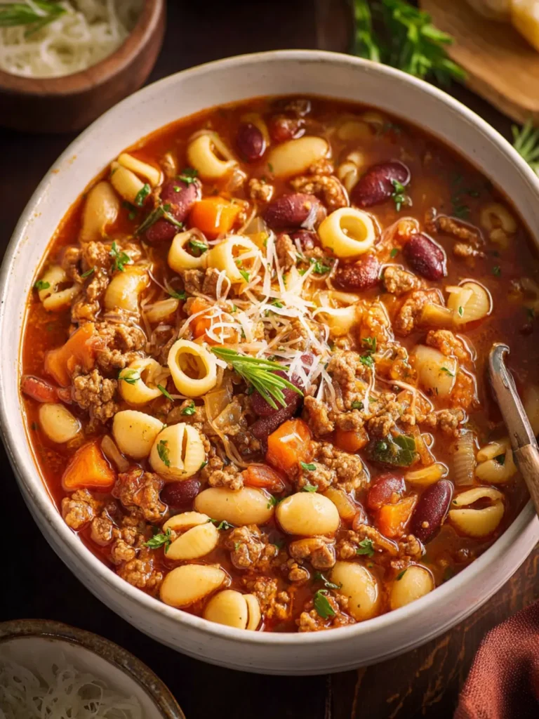 Slow Cooker Pasta Fagioli First Image