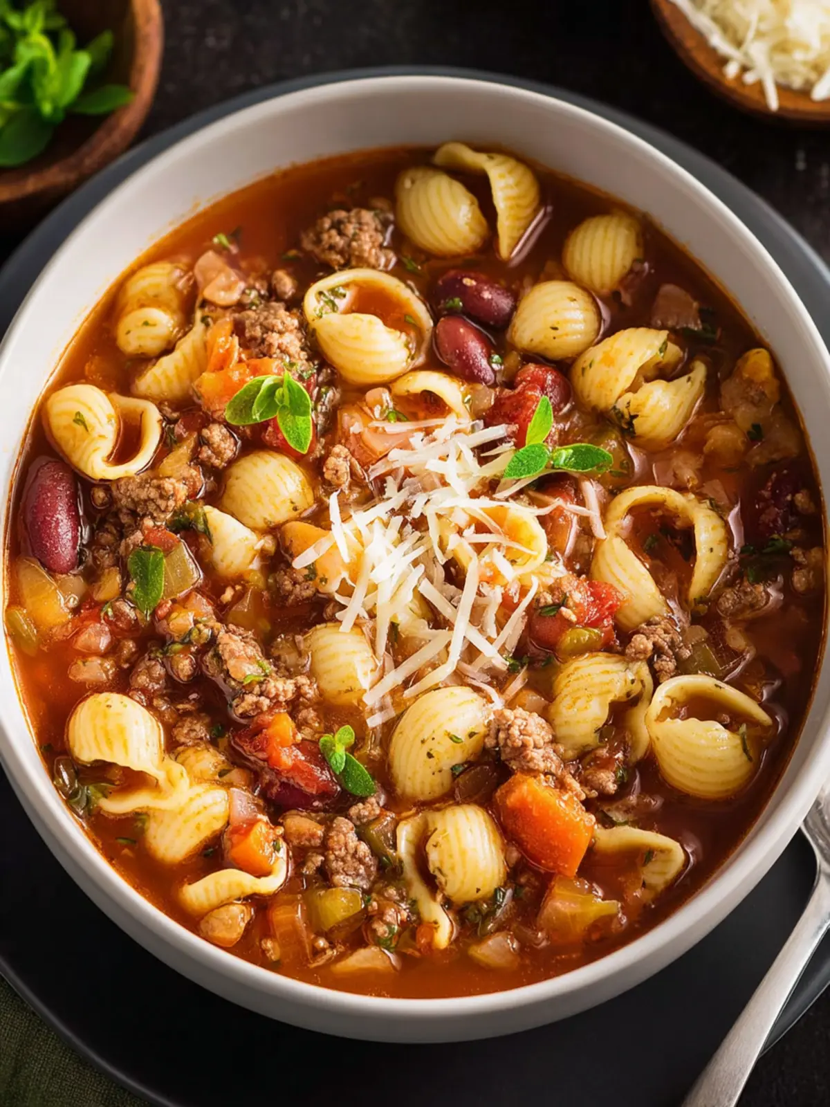 Slow Cooker Pasta Fagioli Fourth Image ladc17