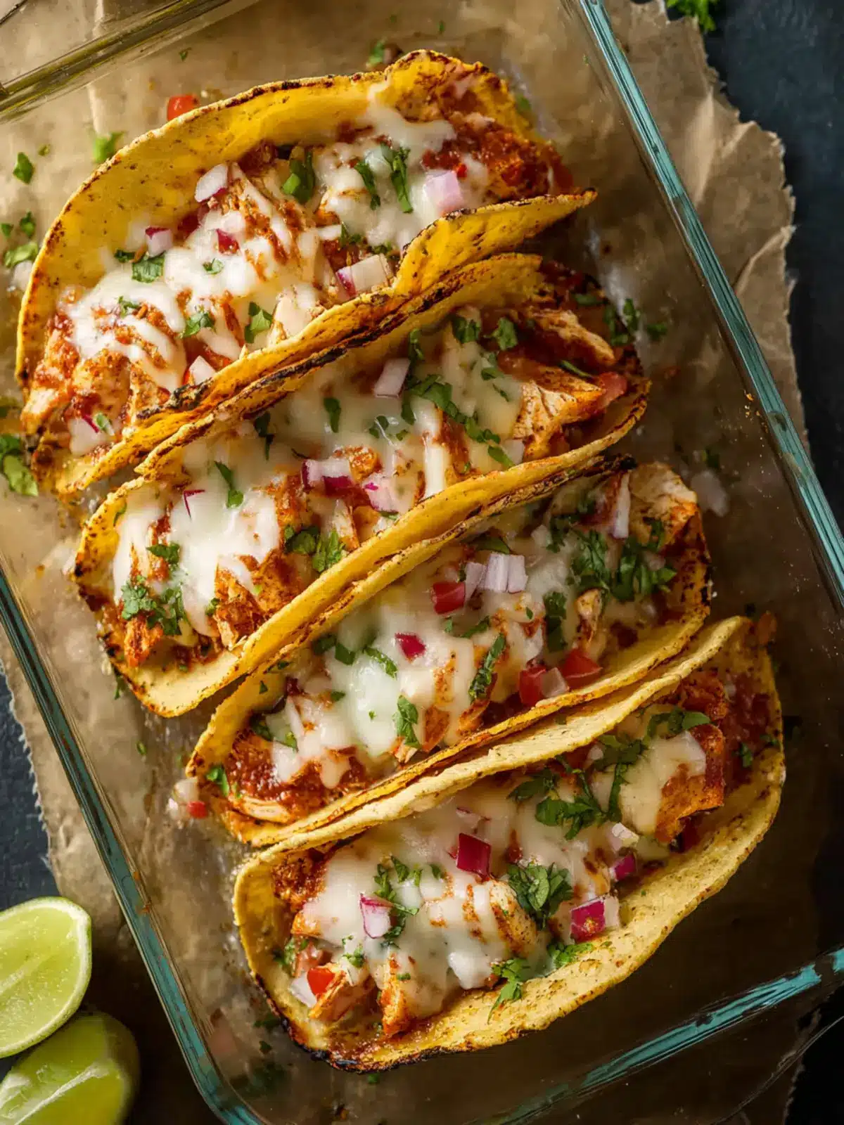 Baked Chicken Tacos Recipe First Image