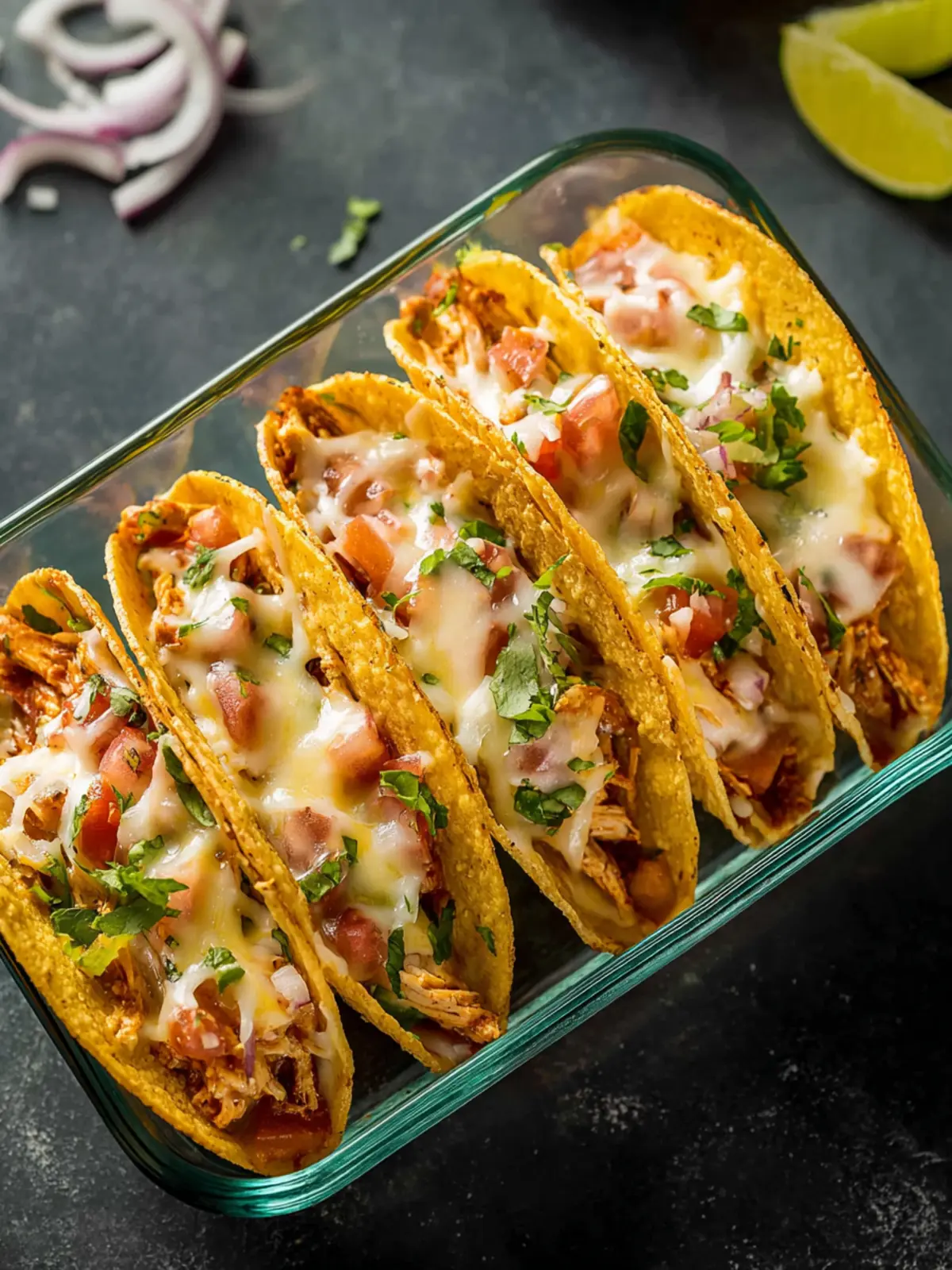 Baked Chicken Tacos Recipe Fourth Image y99adg
