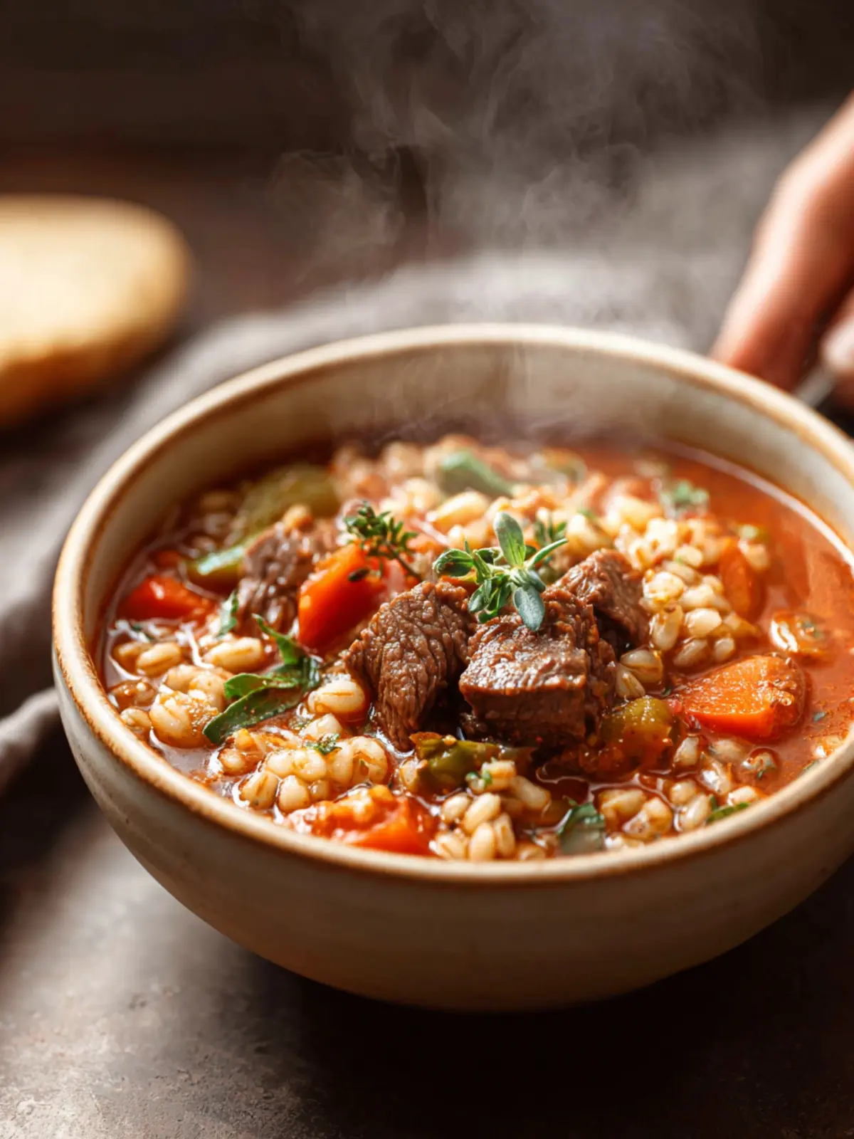 Beef Barley Soup First Image