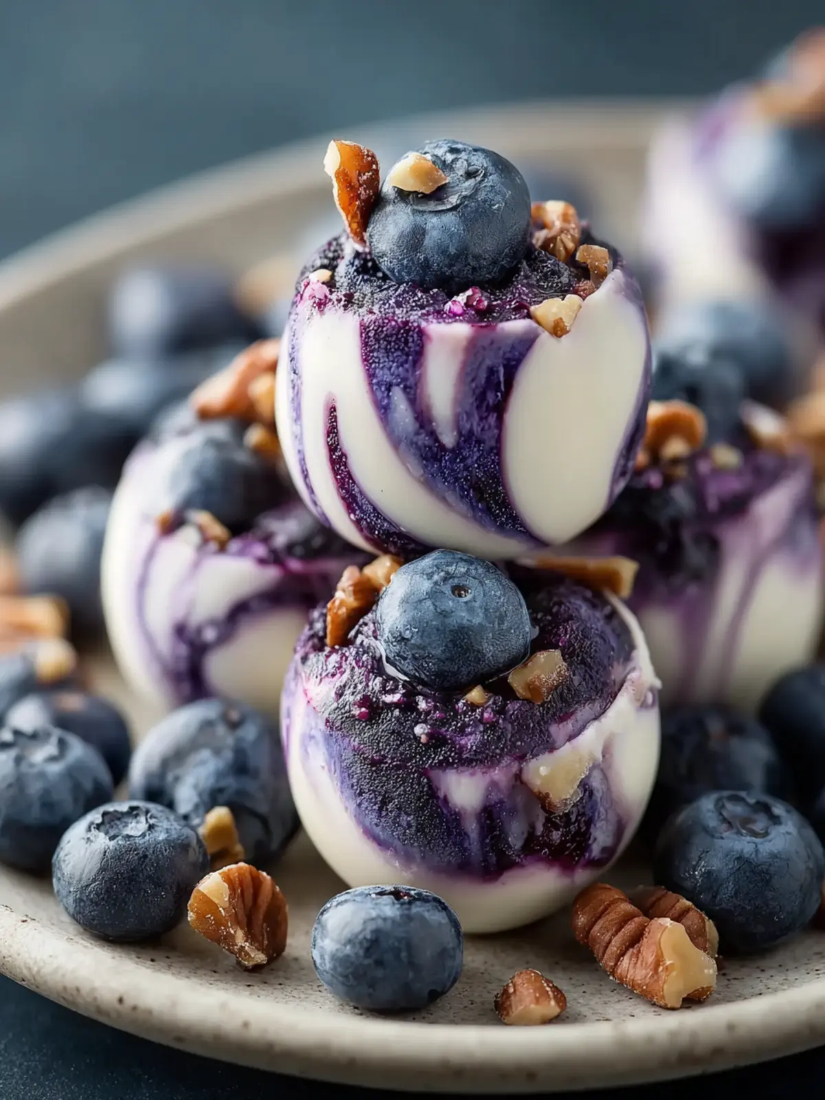 Blueberry Greek Yogurt Bites: Easy Healthy Morning Snack! 7 Blueberry Greek Yogurt Bites Healthy Morning Bites Snack Third Image dluncz