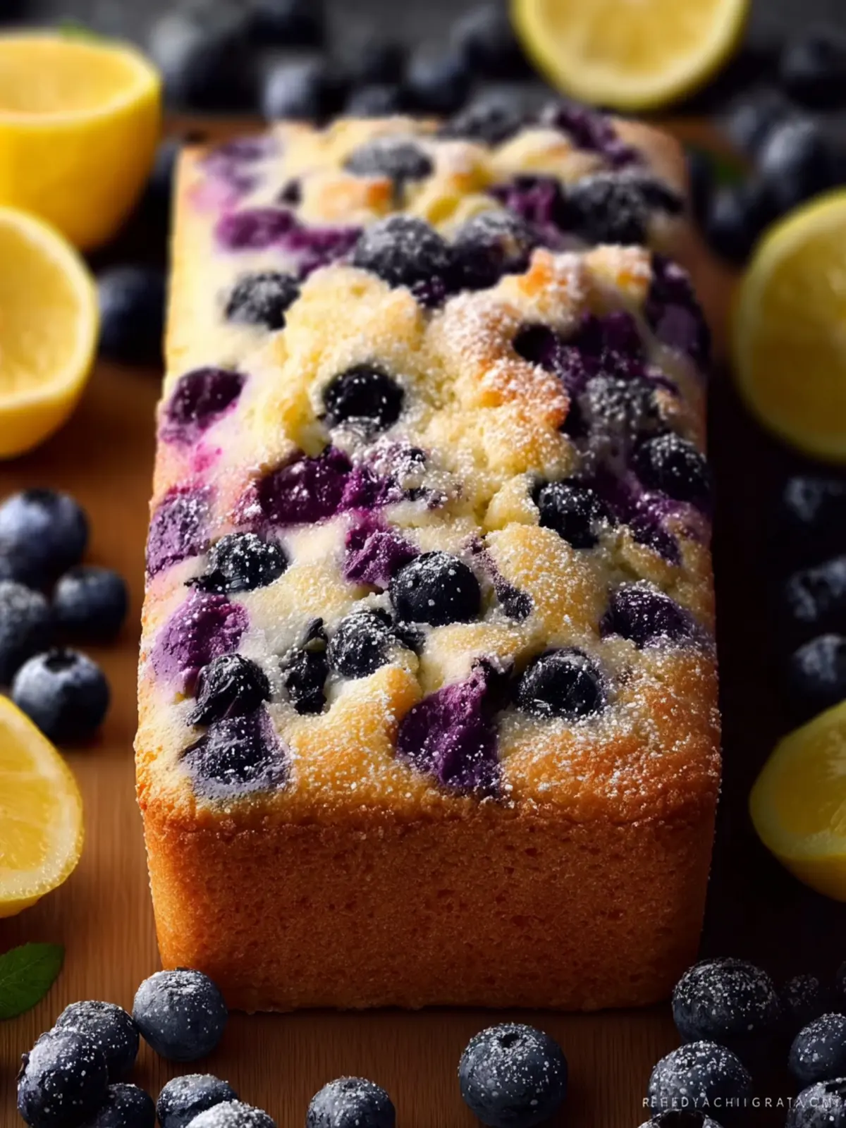 Blueberry Lemon Bread No Eggs No Dairy Third Image n4nlj5