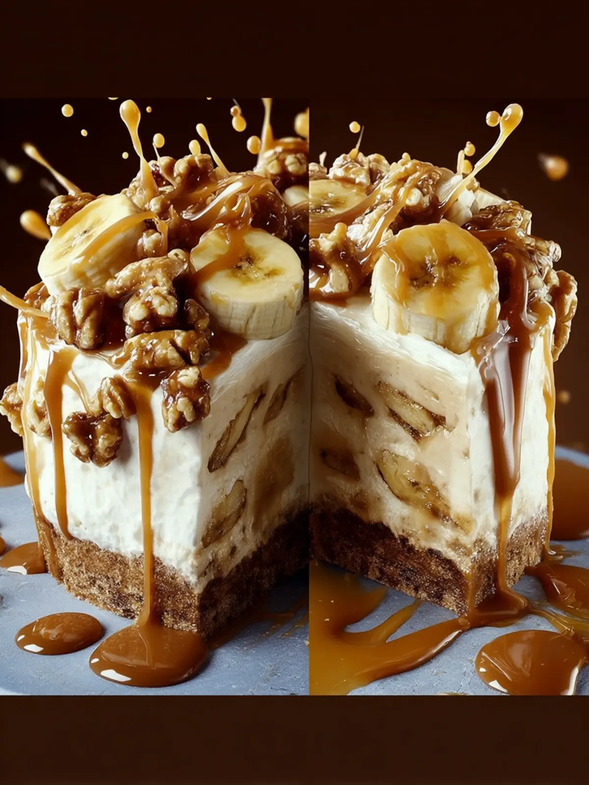 Caramel Banana Bread Ice Cream Cake: Indulgent Bliss Awaits 7 Caramel Banana Bread Ice Cream Cake Third Image rd2jtz