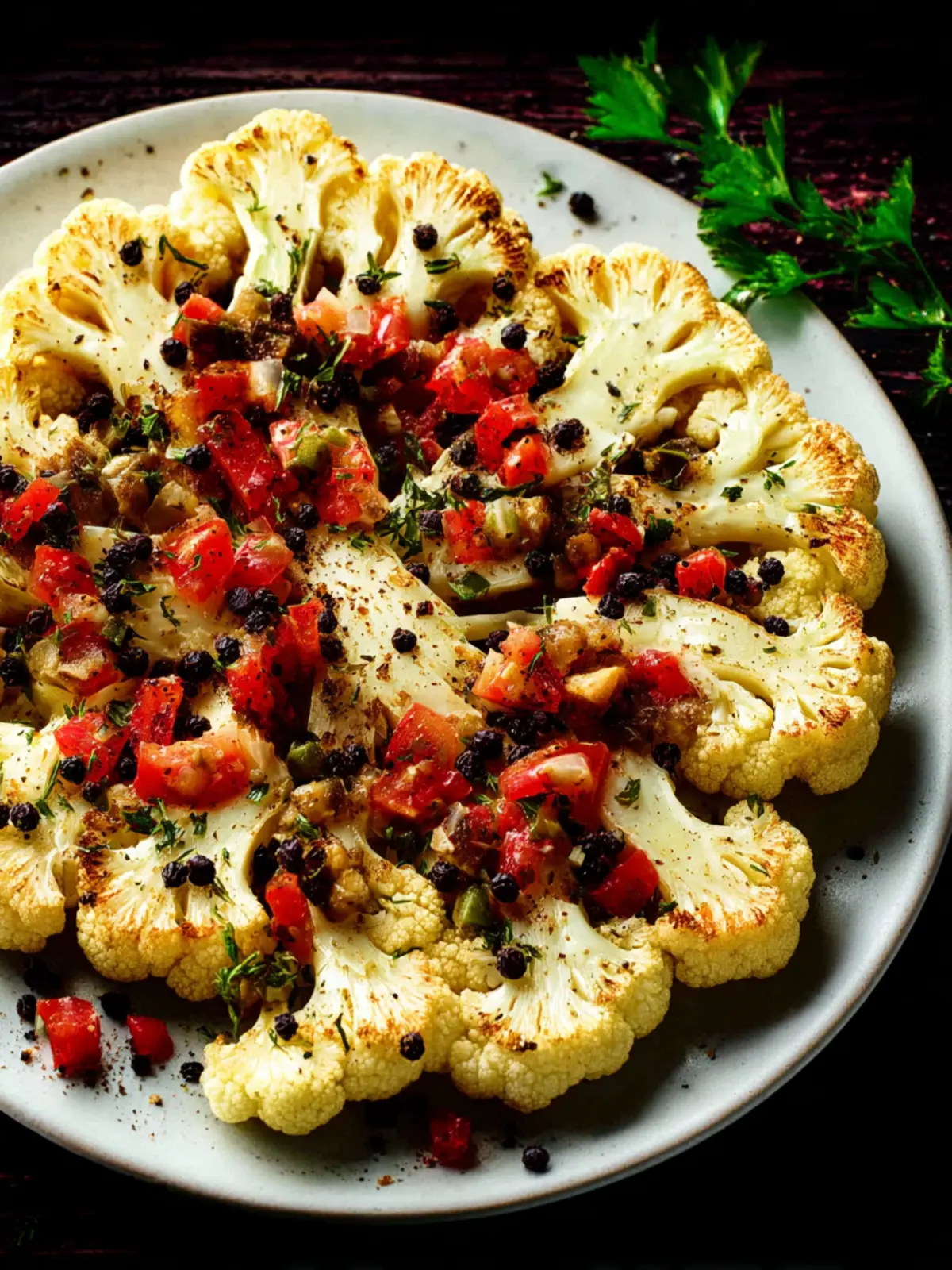 Cauliflower Steaks: Irresistibly Savory and Easy to Make! 8 Cauliflower Steaks Fourth Image eqphhl