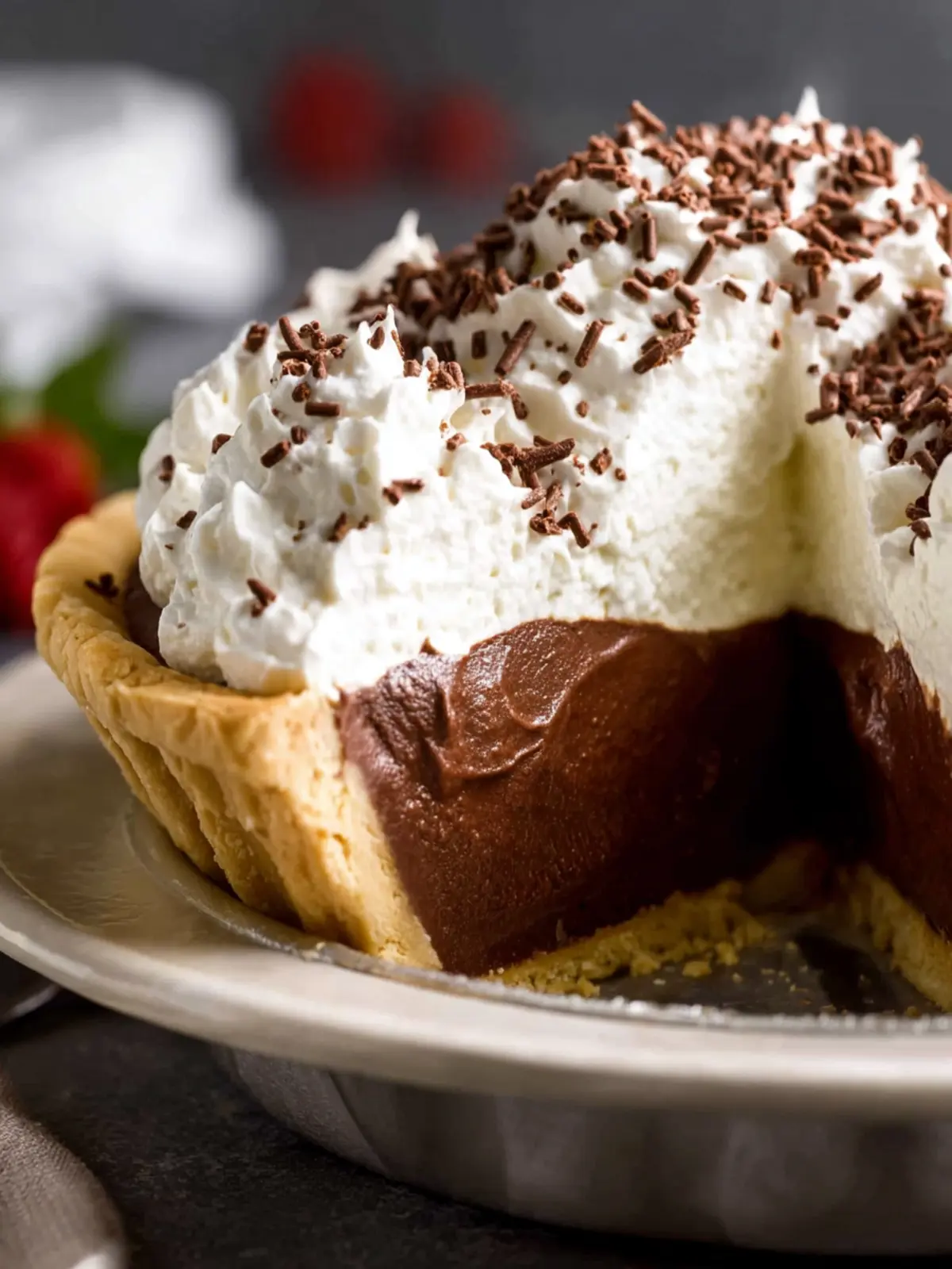Chocolate Cream Pie: Irresistibly Rich and Easy at Home 7 Chocolate Cream Pie Third Image n4ha7a
