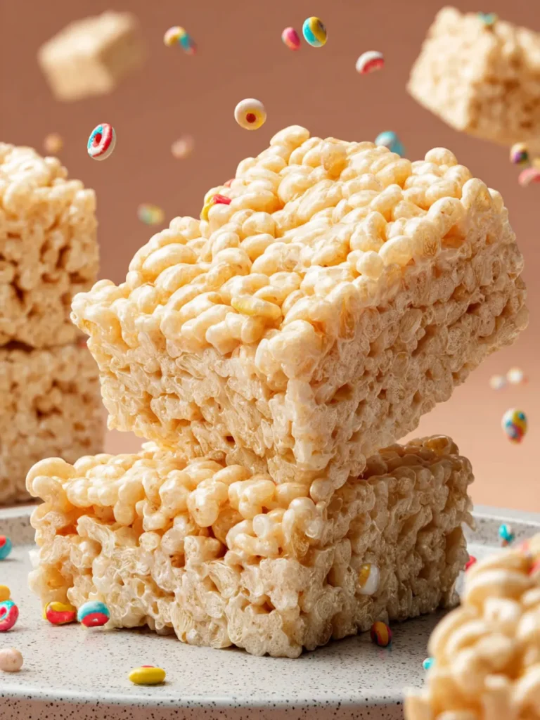 Condensed Milk Rice Krispie Treats First Image