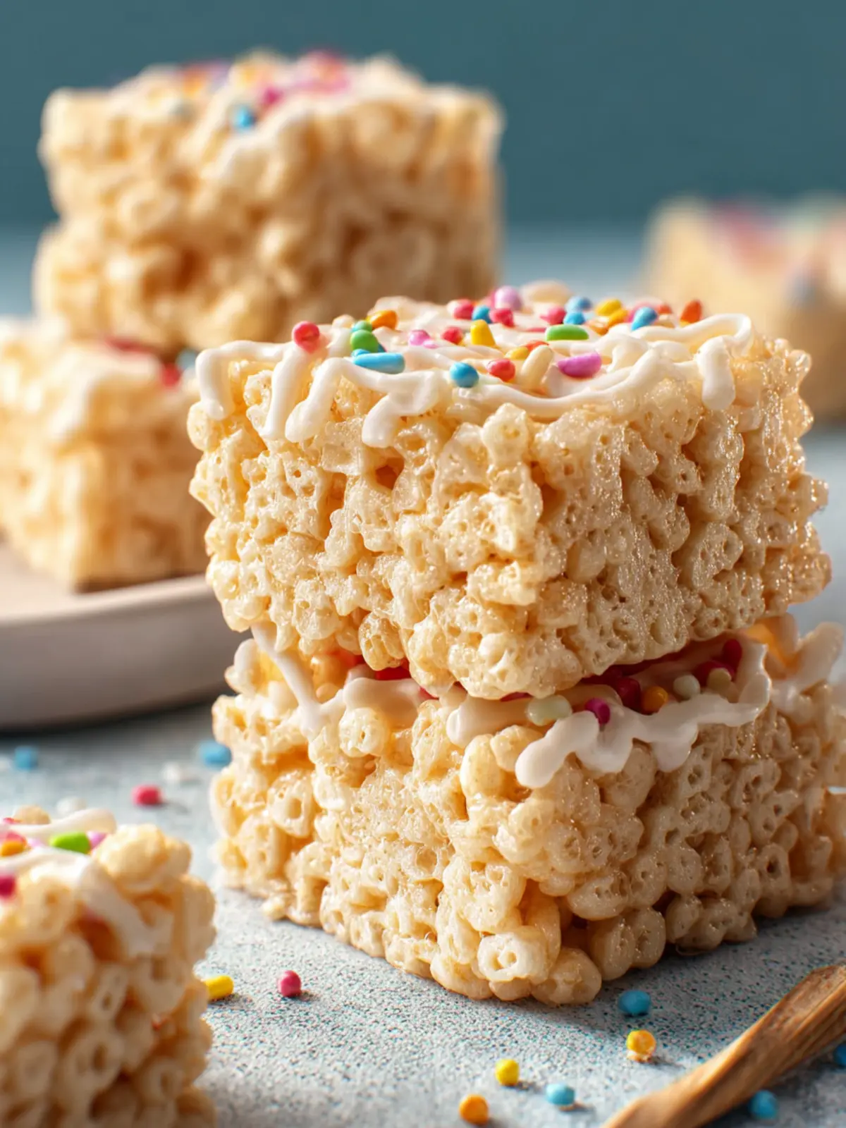 Condensed Milk Rice Krispie Treats Third Image kwj1k2