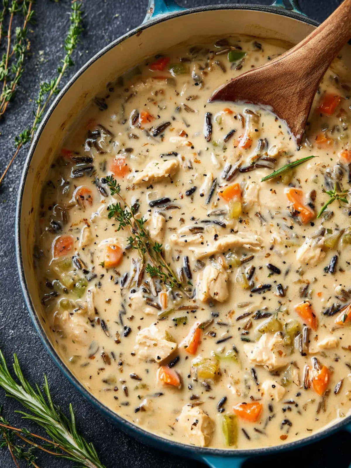 Creamy Chicken Wild Rice Soup Panera Copycat Fourth Image koaeky