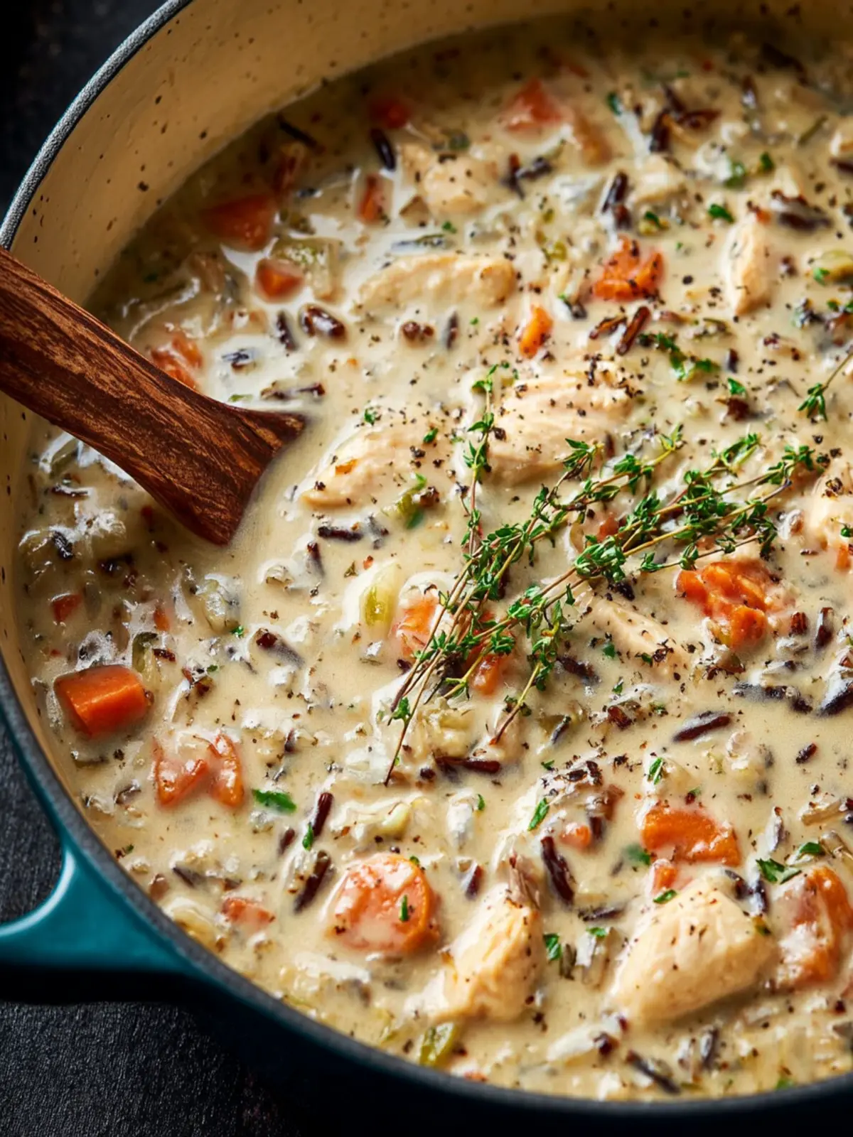 Creamy Chicken Wild Rice Soup Panera Copycat Second Image nz9azi