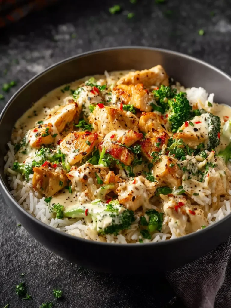 Creamy Garlic Chicken Rice Bowls: A Cozy Classic Worth Sharing First Image