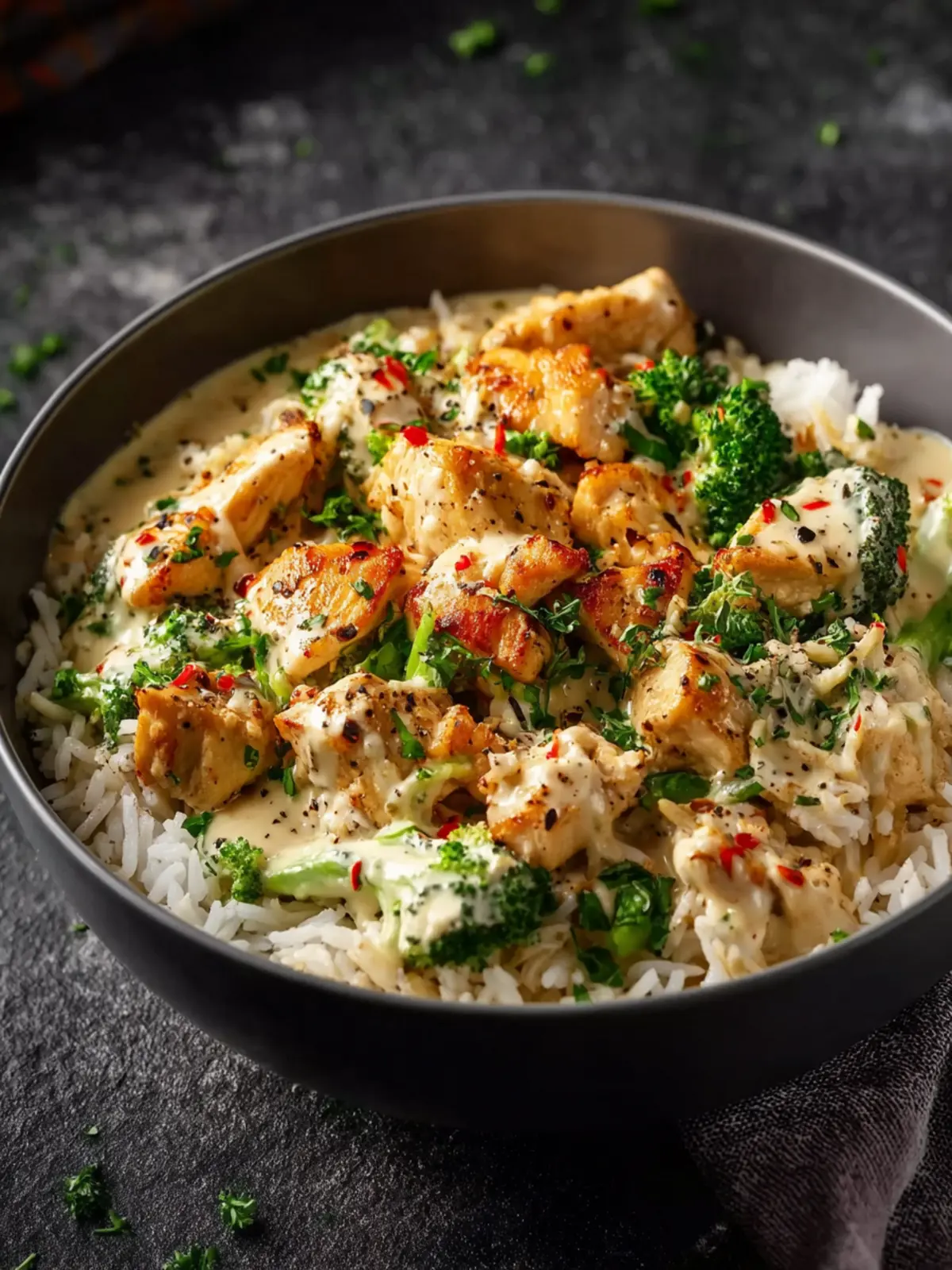 Creamy Garlic Chicken Rice Bowls: A Cozy Classic Worth Sharing First Image