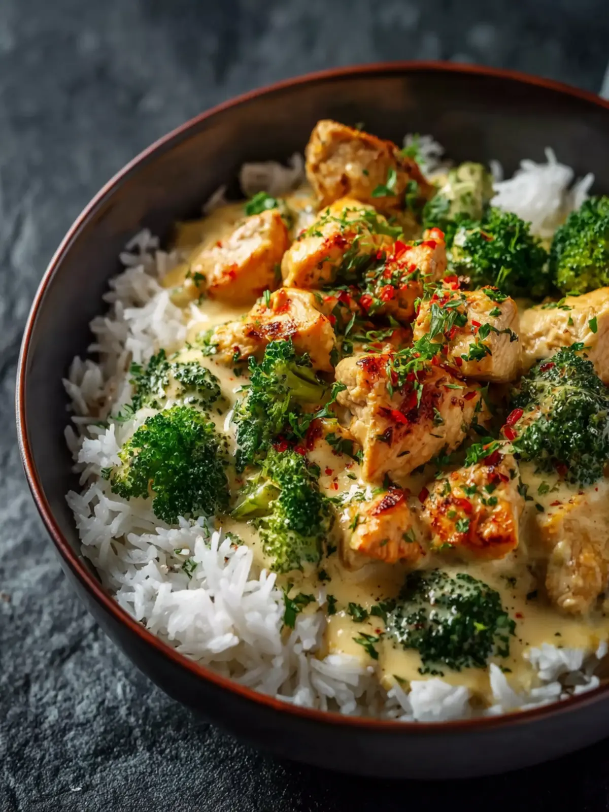 Creamy Garlic Chicken Rice Bowls A Cozy Classic Worth Sharing Fourth Image mus3jb