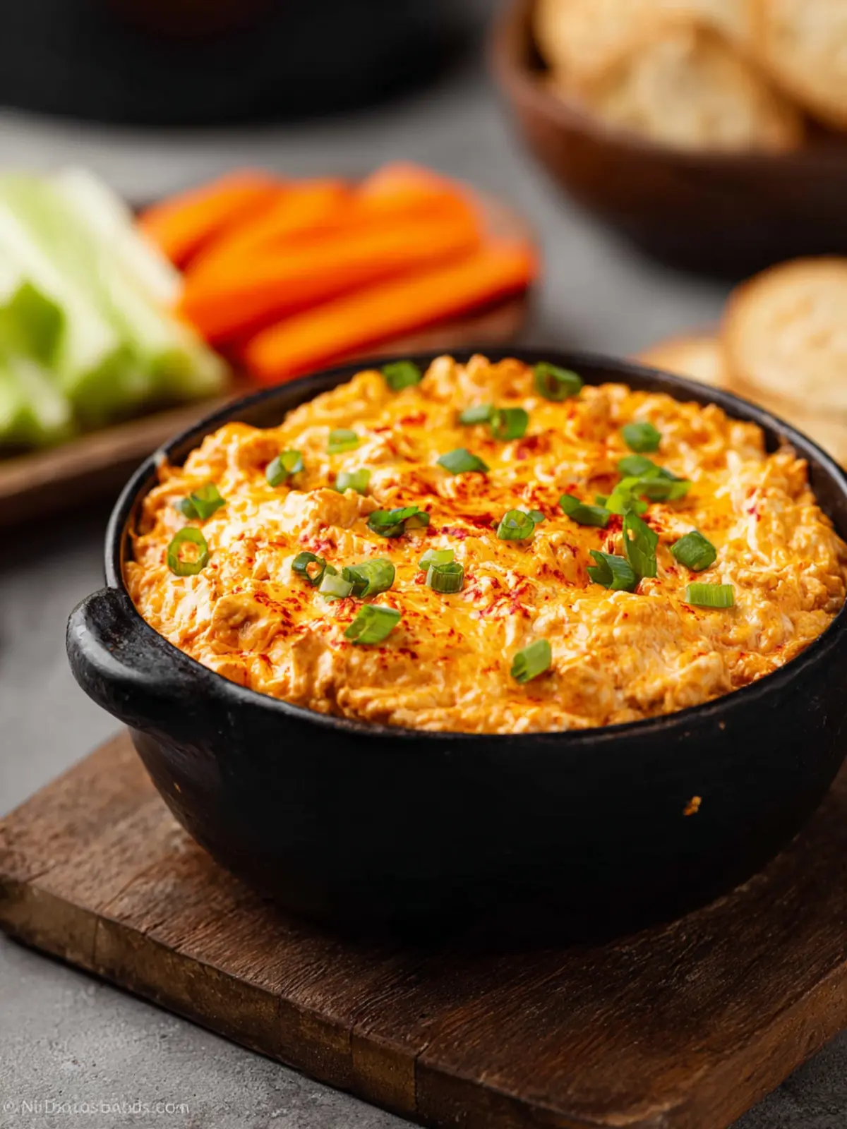 Crock Pot Buffalo Chicken Dip Fourth Image tvalwr