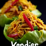 Delicious Singapore Noodle and Chicken Lettuce Cups to Savor First Image