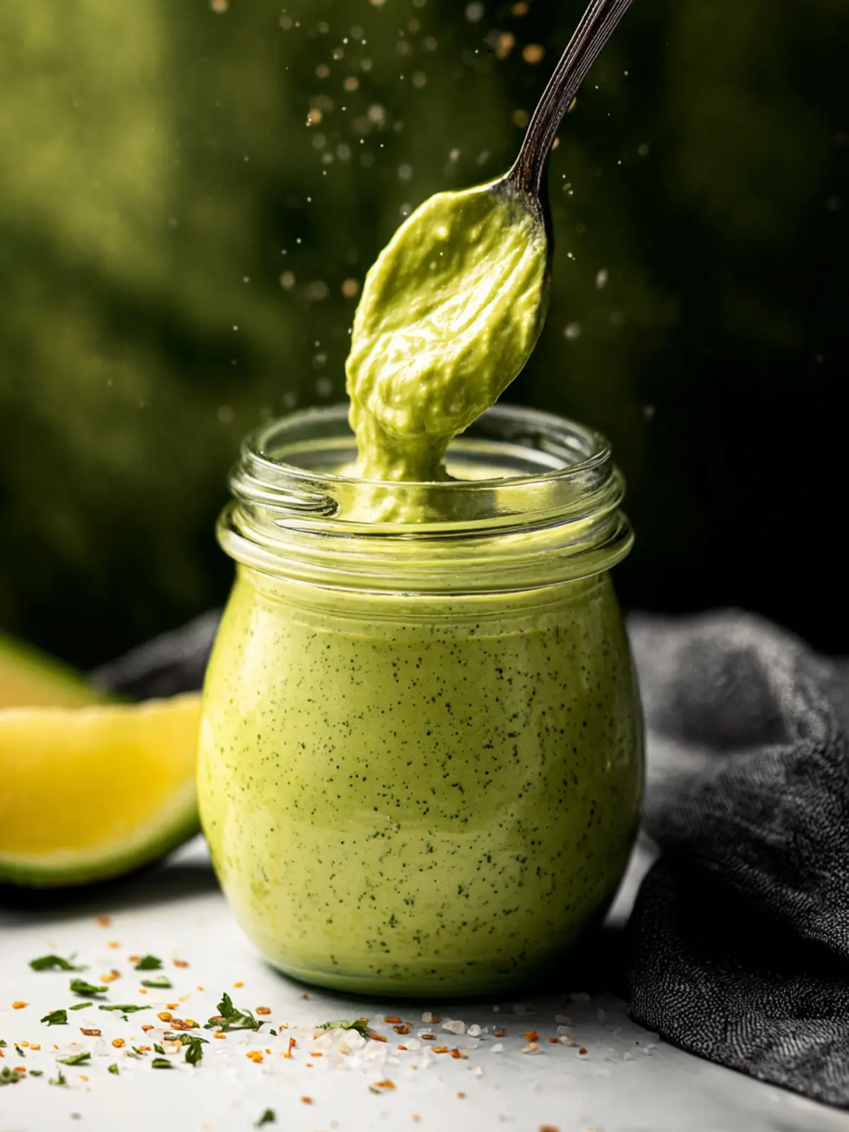 Easy 5 Minute Avocado Sauce First Image
