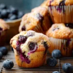 Easy Homemade Blueberry Muffin Recipe First Image