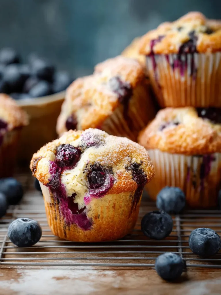 Easy Homemade Blueberry Muffin Recipe First Image