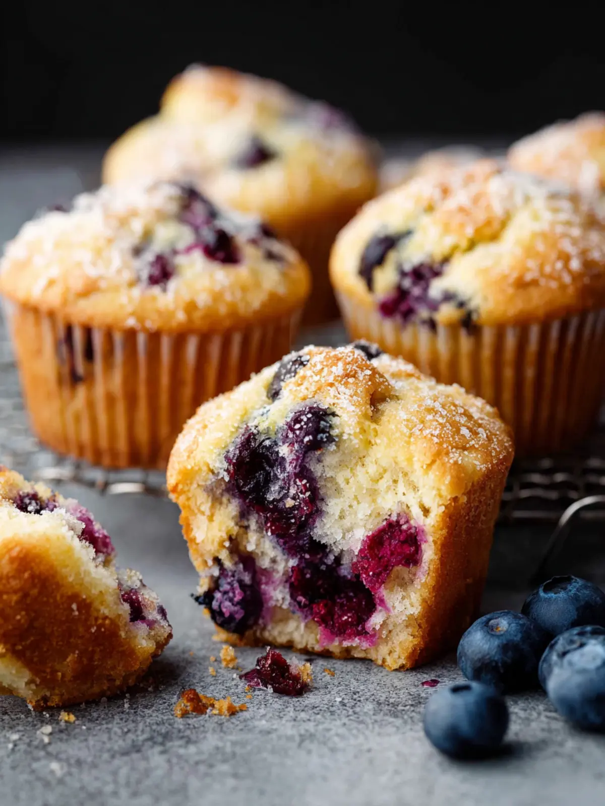 Easy Homemade Blueberry Muffin Recipe You'll Adore Every Bite 6 Easy Homemade Blueberry Muffin Recipe Second Image yh9l83